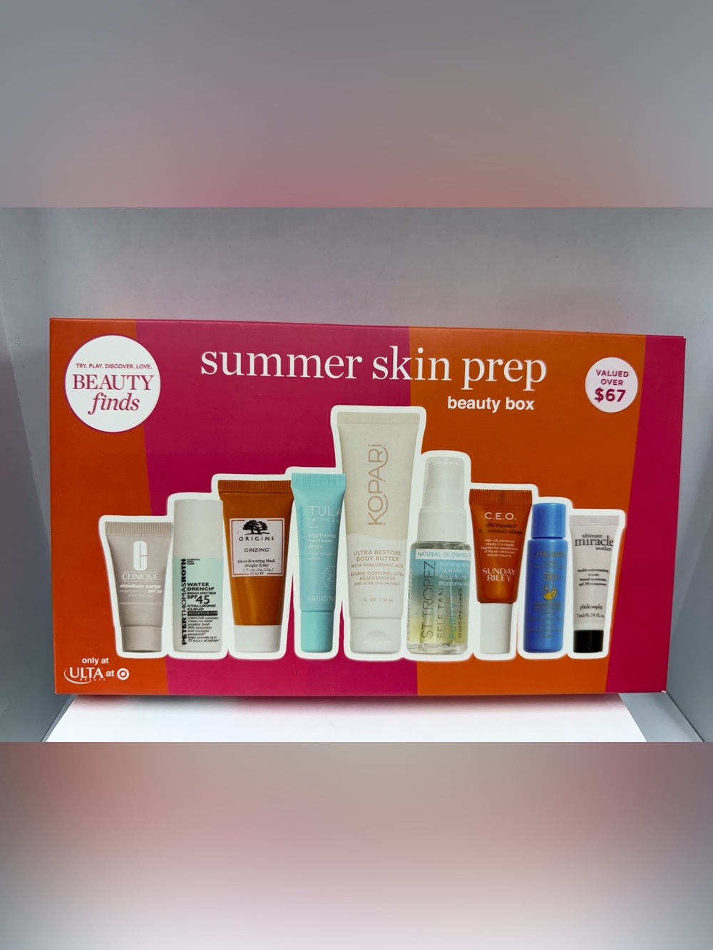 Ulta Beauty Finds Summer Skin Prep Beauty Box – $67+ Value – New